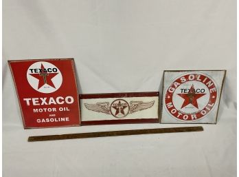 Texaco Theme Signs - (reproductions)