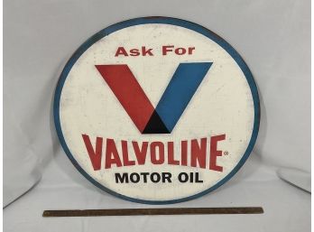 Valvoline Round Sign (Reproduction)