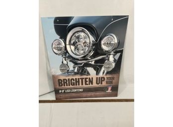 Harley Davidson Cardboard Advertising Sign