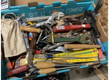 Box Lot Of Hand Tools