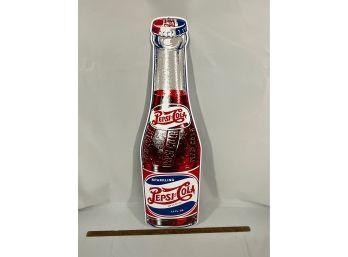Pepsi Cola  Bottle Cut Out Metal Sign - Stout Manufacturing