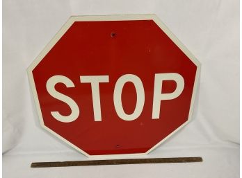 Vintage Stop Sign (one Side)