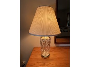Table Lamp W/ Crystal Base