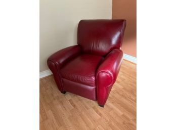 Red Leather Chair / Recliner