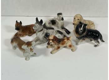 Small Dog Figures - Made In Japan
