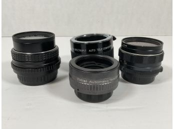 35 MM Lenses & Converters (Asahi 50mm, Asahi 35mm)