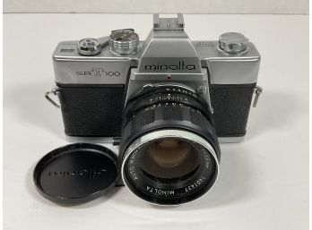 Minolta SRT100 35mm Camera W/ Lens