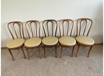 Mid Century Thonet Bentwood Chairs (5) Lot 1