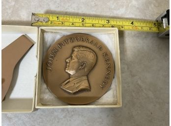 JFK Inaguration Bronze Medal By Medalic Art