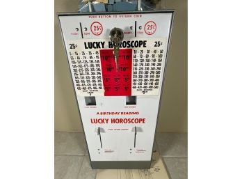 Vintage 'Lucky Horoscope' Pull Tab Machine