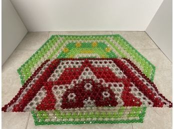 Retro Funky Beaded Placemats