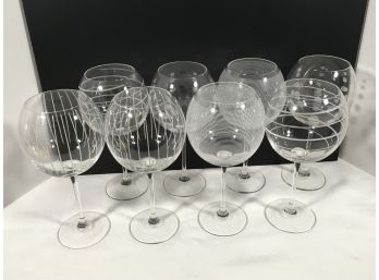 Mikasa Wine Glasses  - (8)