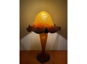 Absolutely Stunning -  Le Verre Francais (Schneider) Art Nouveau Lamp - Circa 1920s