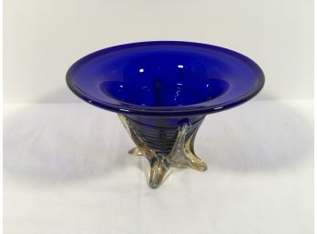 Art Glass Bowl - Signed John Cook