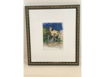 'Chappel In The Vineyard' Artist Signed