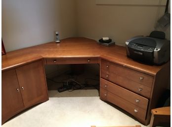 Homeworks Manufacturing Corner Desk And File Cabinets