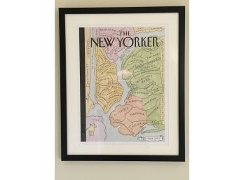 New Yorker Magazine - 'New Yorkistan' Framed Print