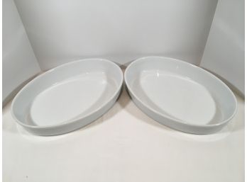 Set Of Two Cordon Bleu Oval Baking Dishes