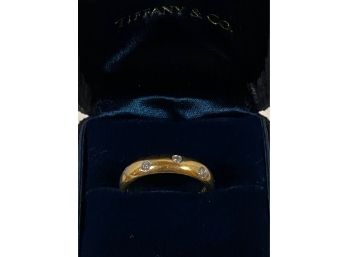 Tiffany & Co. Etoile 18K Gold & Diamond Ring