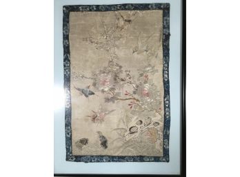 Japanese Silk Tapestry - 9 X 13  (Framed)