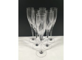 Mikasa Flame D' Amore Champagne Flutes  (6)