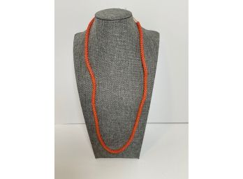 Orange Star Snake Beads