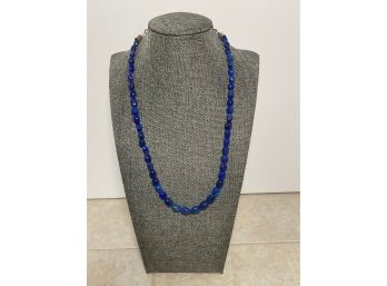 Jay King Blue Lapis Round Stone Necklace