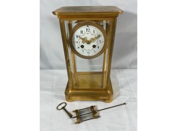 French 8 Day Mercury Pendulum Clock