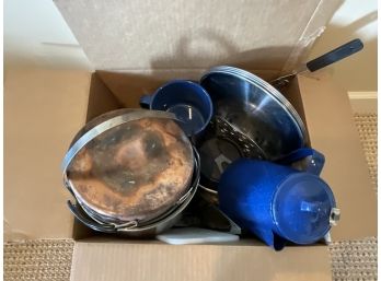 Camping Cooking Gear - Box Lot