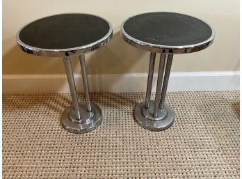 1930's Howell & Wolfgang Art Deco Side Tables -