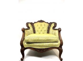 Victorian Style Tufted Side Chair