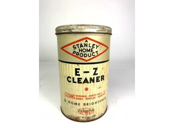 Vintage E-Z Cleaner Tin Can