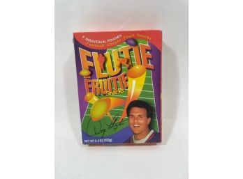 Flutie Flakes Vintage Cereal Box