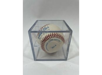 Professional Baseball Game Ball & Case