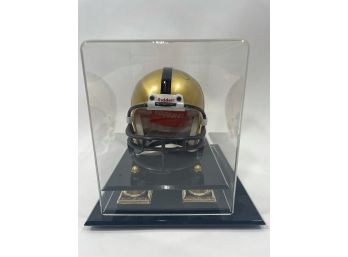 Doug Flutie Hand-signed Miniature Heisman Helmet