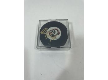 Hand Signed Buffalo Sabres Puck In Case