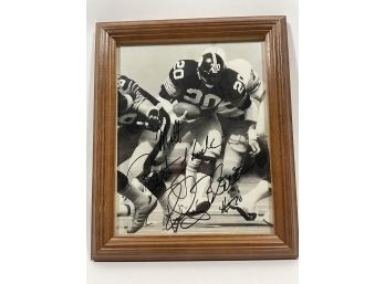 Rocky Bleier Pittsburg Steelers Hand Signed Photograph