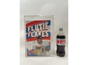 Collectible Flutie Flakes Cereal Box In Hard Case