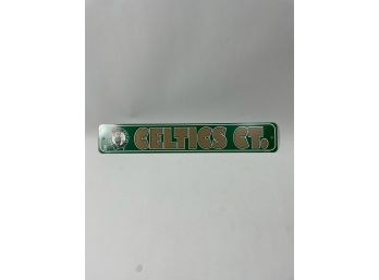 Celtics Court Collectible Sign