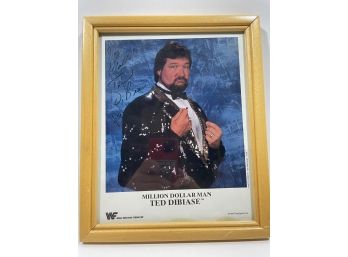 Hand Signed Ted Dibiase Photograph