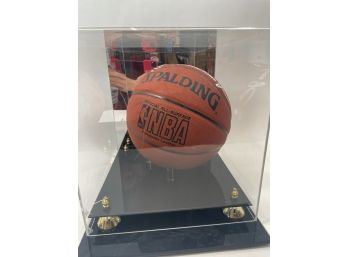 Magic Johnson - Hand Signed Basketball In Case - Limited 37/330