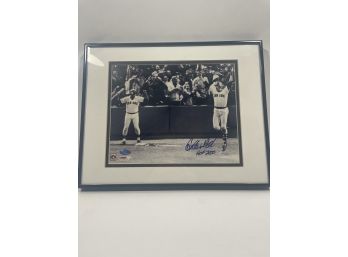 Red Sox Carlton Fisk Hand Signed Photograph 84/127