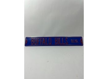 Buffalo Bills Boulevard Metal Sign