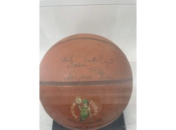 Bill Russell & Celtics Hand-signed Basketball