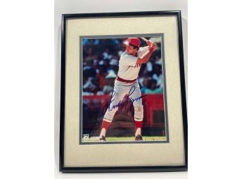Hand Signed Fred Lynn Photograph