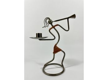 Kokopelli Sculpture & Candle Holder