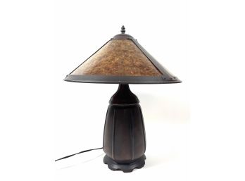 Arts & Crafts Style Table Lamp & Shade