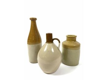 Antique English Stoneware Bottles