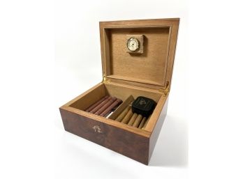 Cedar Lined Mahogany Cigar Humidor