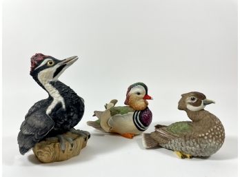 Antique Bone China Porcelain Bird Sculptures - Boehm